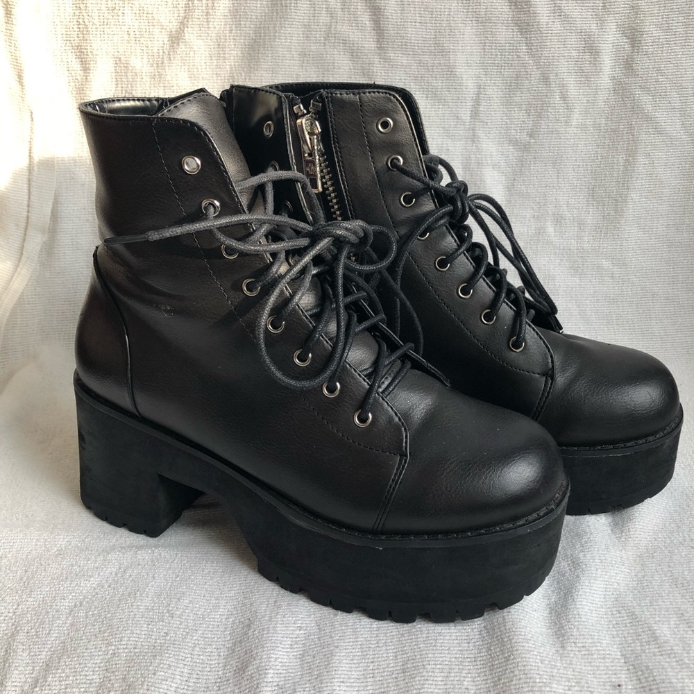 Dolls Kill Platform Boots